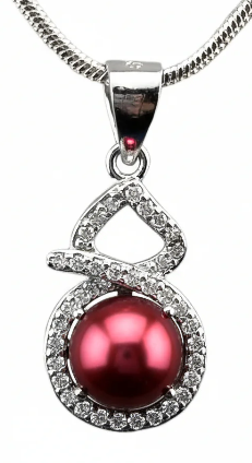 925 Sterling Silver 8 Shape Rhinestone