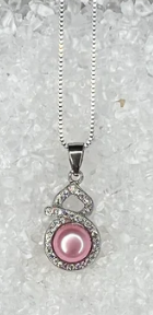 925 Sterling Silver 8 Shape Rhinestone